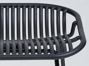 Black Plastic Corded Seat