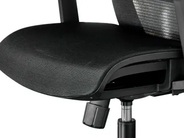 Mesh Seat, Black with Black Accent