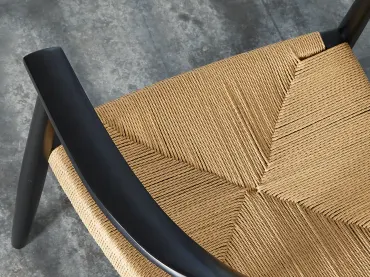 Natural Paper Cord Woven Seat