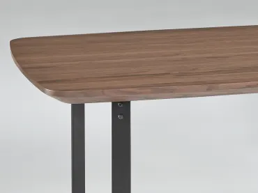 Walnut Top<br/>Softened Corners and Ends