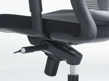 Knee Tilt Mechanism<br/>Pivot Point is Located Near Front of Seat
