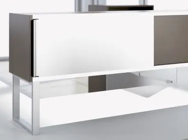 Sliding Metal Doors, Shared Cabinet