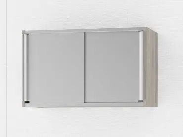 Epic-Options-Overhead-Storage-Cabinet-Satin-Nickel-Metallic-Sliding-Doors-PDP