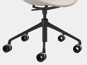 Height Adjustable Mobile Base, Black