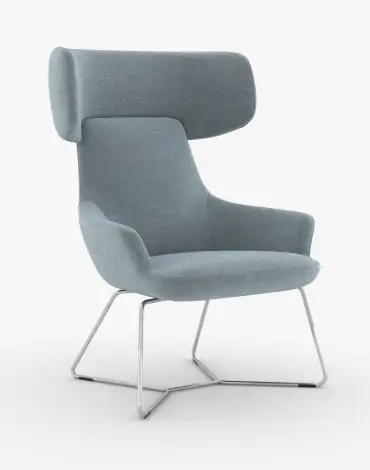 Superkool-SOL-Lounge-High-Back-Sled-Base