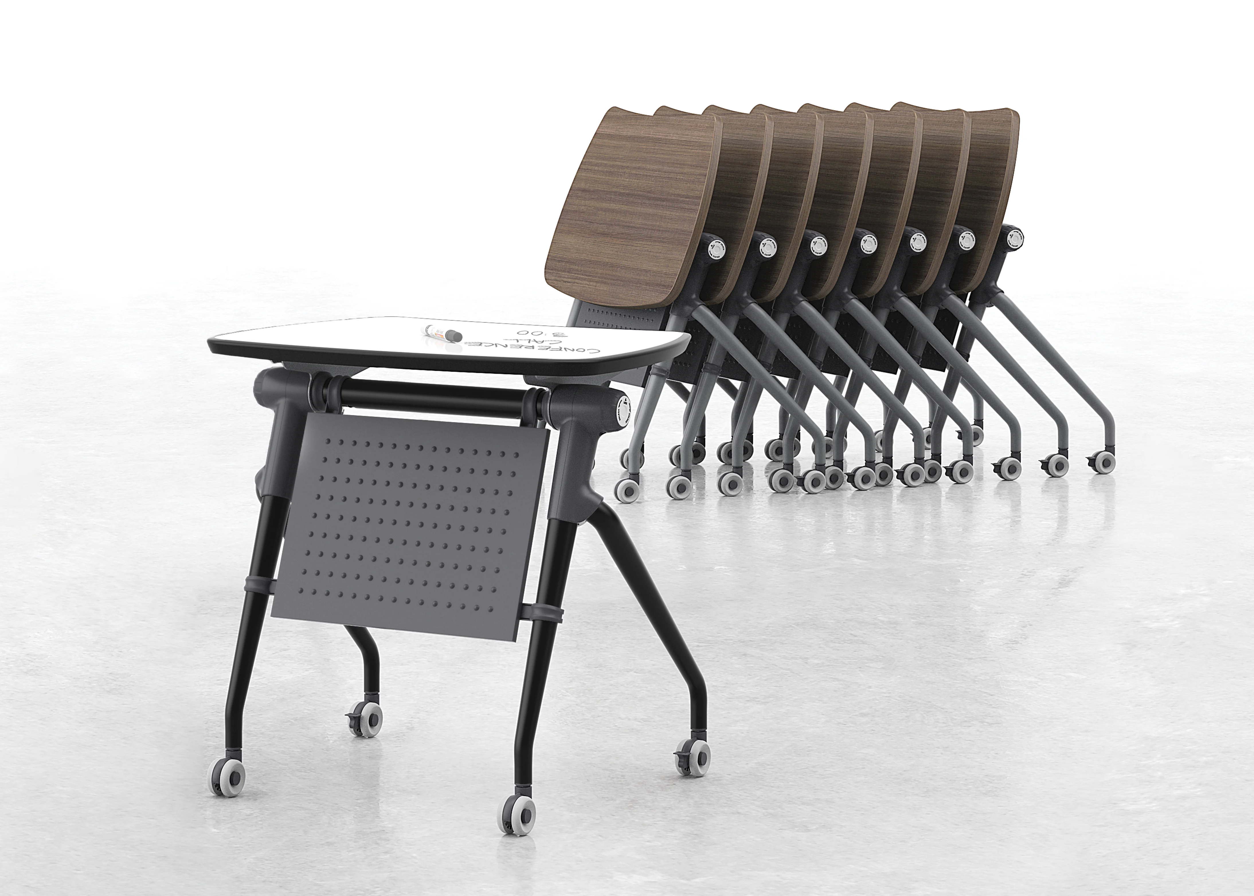 Heavy Duty Smooth Top Blow-Molded Plastic Folding Tables - NextGen  Furniture, Inc.