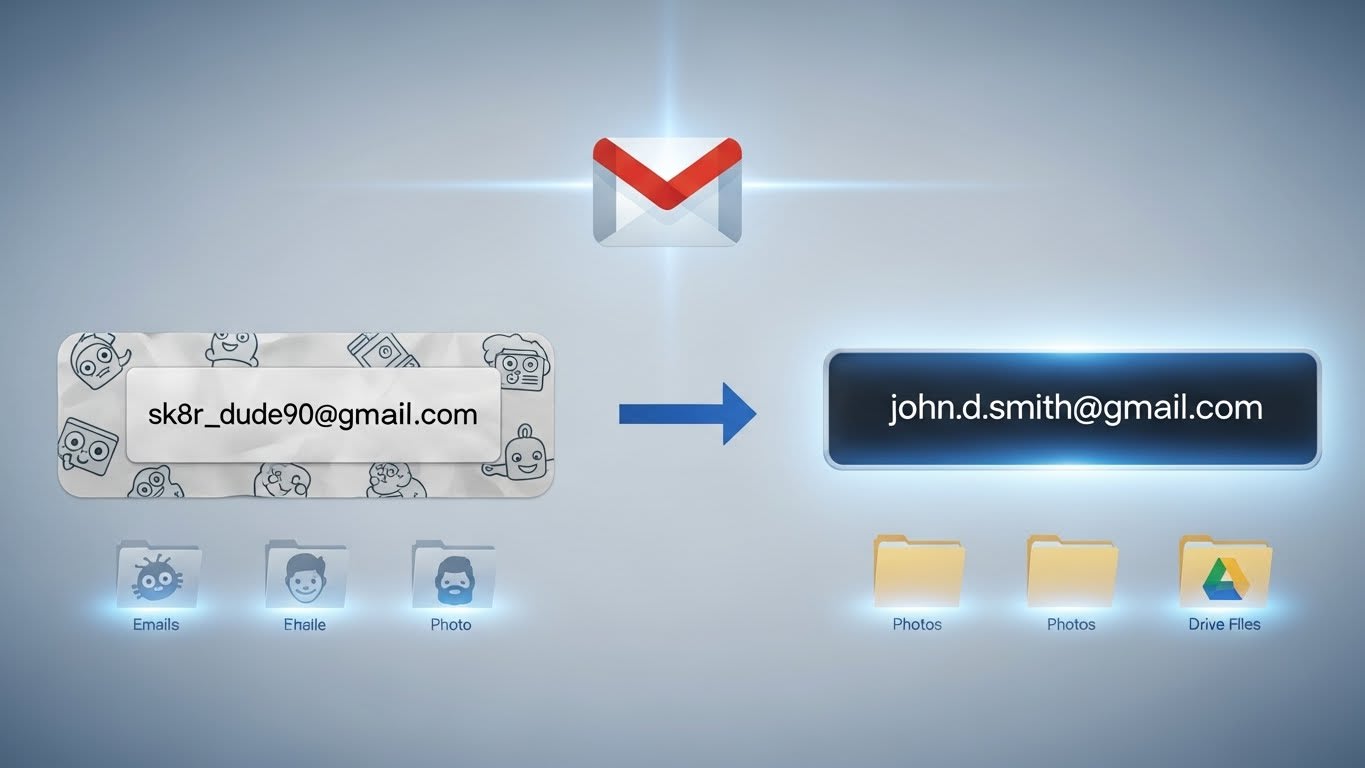 New Google Feature: How to Change Your Primary Gmail Address and Keep All Your Emails - Featured image