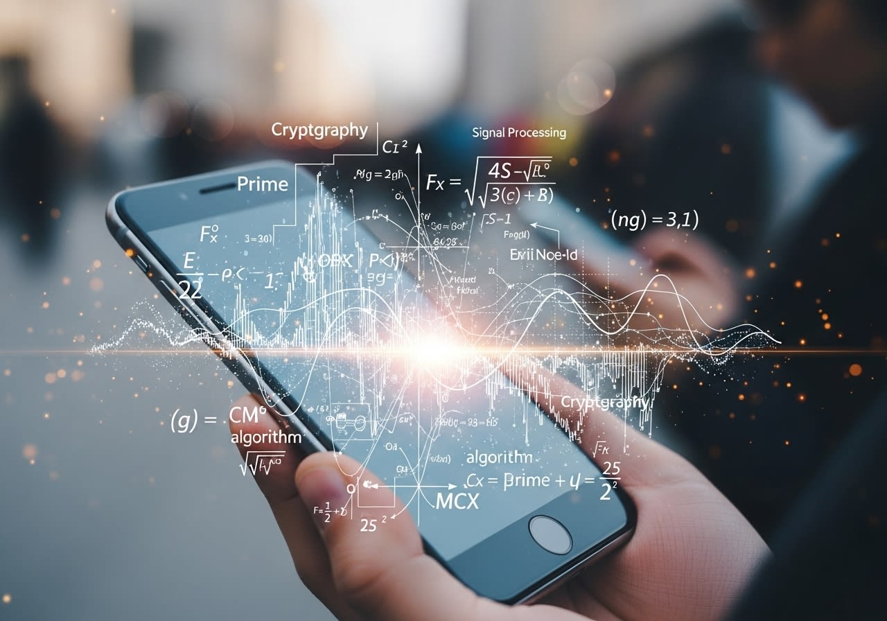 The Hidden Math in Your Pocket - How Mathematics Powers Your Mobile Life - Featured image