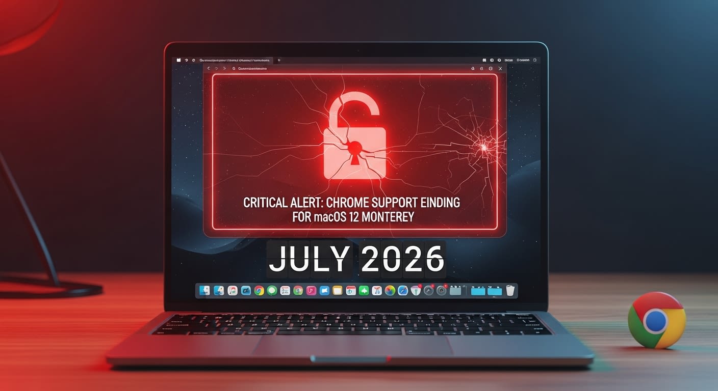 Google Chrome Ending Support for macOS Monterey: What You Need to Know Before July 2026 - Featured image