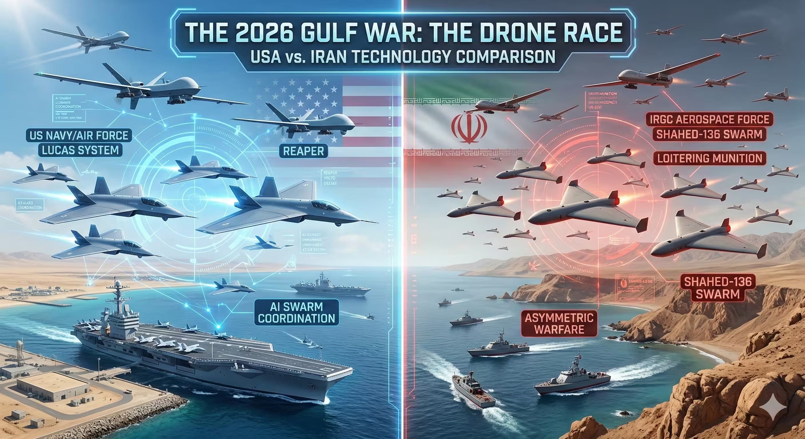 The 2026 Gulf War Drone Race - Featured image