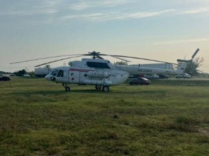 Санитарную авиацию вновь привлекли к спасению жизни пациента