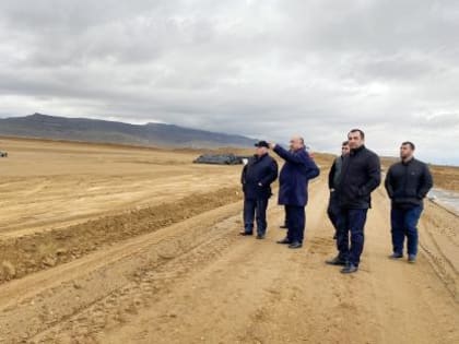Строительство полигона ТБО в Кумторкалинском районе проверил глава муниципалитета