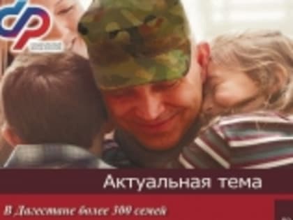 В Дагестане более 300 семей участников СВО получают единое пособие
