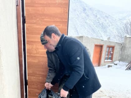 Семьи участников СВО продолжают посещать в Докузпаринском районе