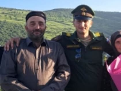 Участник СВО из села Мехельта сержант Сулейман Сулейманов награждён медалью «За боевые отличия»