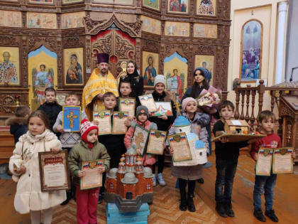 Юные жители Хасавюрта стали победителями фестиваля воскресных школ в номинации «Декоративно-прикладное творчество»