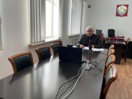 Администрация Бабаюртовского  района приняла участие в работе Правительственного заседания в режиме ВКС под руководством Абдулмуслима Абдулмуслимова