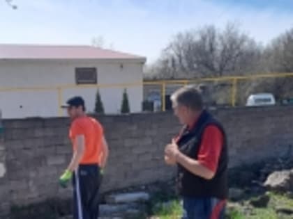 В ряде сёл Новолакского района прошли субботники по уборке территорий мест захоронения и кладбищ