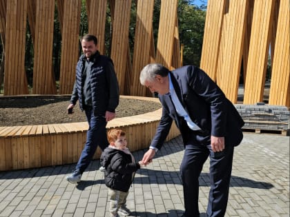 Юсуп Умавов оценил ход строительства парка культуры и отдыха имени Расула Гамзатова в Эльтавском лесу