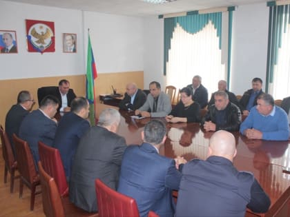 Заседание по вопросам осеннего призыва в Хивском районе