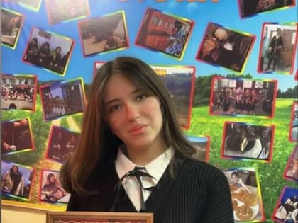 Ученица 8 класса МКОУ «Новокулинская СОШ №1» Курбанова Наиля стала призером II степени в республиканском конкурсе школьных музеев «Лучший школьный музей - 2023»