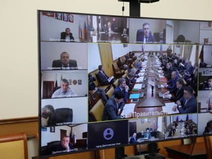 Сулейман Рамазанов принял участие в региональном заседании Оперативного штаба по обеспечению устойчивости развития экономики республики