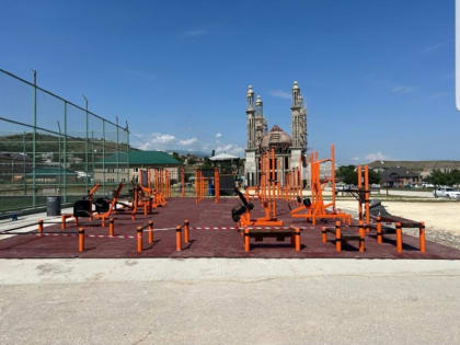 В Доргели появилась новая спортивная площадка