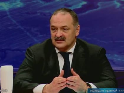 Глава Хасавюртовского района принял участие в прямом эфире Главы РД  Сергея Меликова