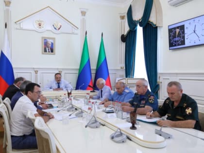 Глава Дагестана провёл заседание Комиссии по предупреждению и ликвидации чрезвычайных ситуаций и обеспечению пожарной безопасности