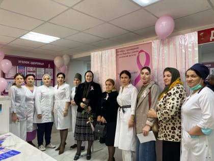 Акция «Розовая лента» прошла в Карабудахкенте