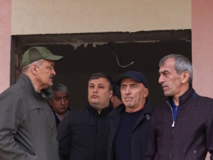 Сергей Меликов побывал на месте строительства нового детского садика в селе Маджалис Кайтагского района