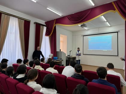 Санитарно-просветительская работа по профилактике детских инфекций в  школе номер 1  г. Дербент и Хазарской средней школе