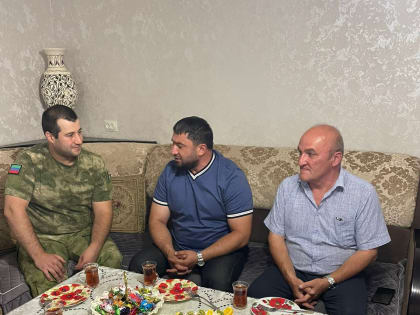 В Ашага-Стале прошла встреча с участником СВО