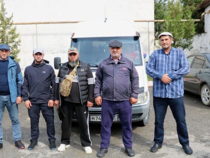 Первые добровольцы из Казбековского района вступают в добровольческий батальон «Каспий»