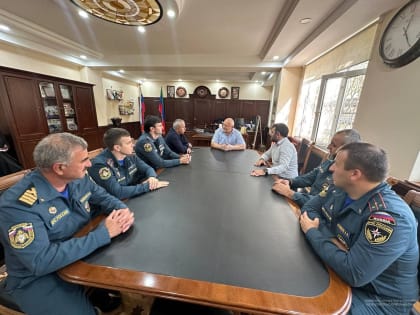 Унцукульский район посетили представители МЧС Республики Дагестан под руководством врио министра Велиханова Надима