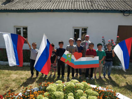 Ко Дню государственного флага РФ в учреждениях культуры Казбековского района прошел цикл различных мероприятий