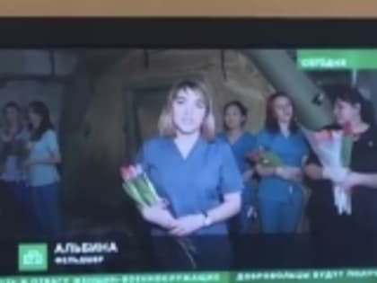 Военнослужащая Альбина Капланова из Новолакского района встретила 8 Марта на посту