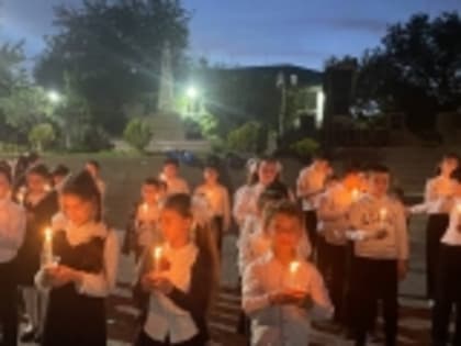 В Новолакском районе прошла акция «Свеча Памяти»