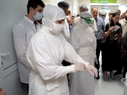 В ЦРБ Хасавюртовского района прошли учения по профилактике возникновения инфекционных заболеваний