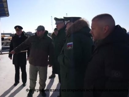 Замминистра обороны Тимур Иванов проинспектировал в Каспийске две военные стройки