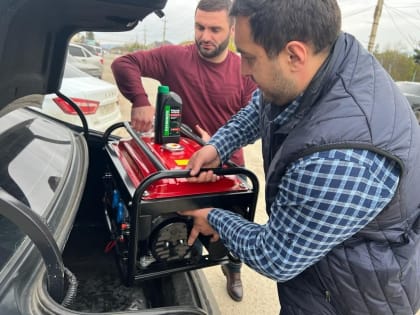 Администрация Сулейман-Стальского района приобрела для участников СВО электрогенератор