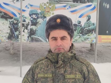 Военнослужащий из Казбековского района награжден медалью Суворова