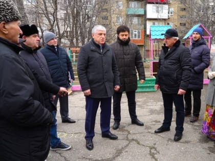 Юсуп Умавов встретился с жителями улицы Абдулхамида Юсупова