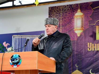 Ахмед Гамзатов принял участие в коллективном ифтрае в Унцукульском районе