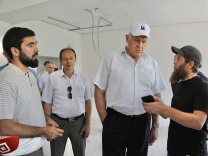 Абдулмуслим Абдулмуслимов взял под личный контроль проведение капремонта в махачкалинской школе №42