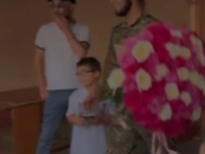 Участник СВО из села Мехельта Мухаммад Сайгидов приехал в отпуск