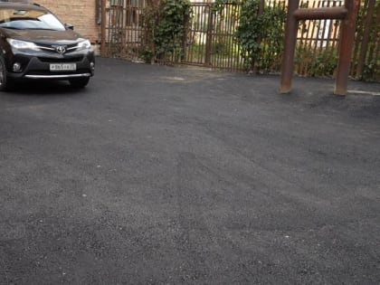 На ул. Громова завершена работа по укладке асфальтобетонного покрытия