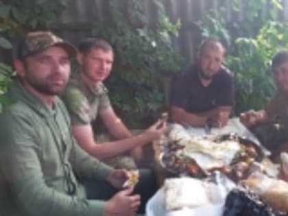 Бойцы из Гумбета после отпуска вернулись в зону СВО