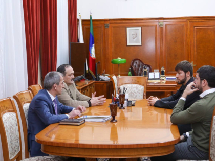 Сергей Меликов встретился с советником Президента России Русланом Эдельгериевым