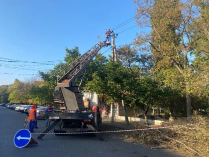 В Махачкале проводится замена линий электропередачи